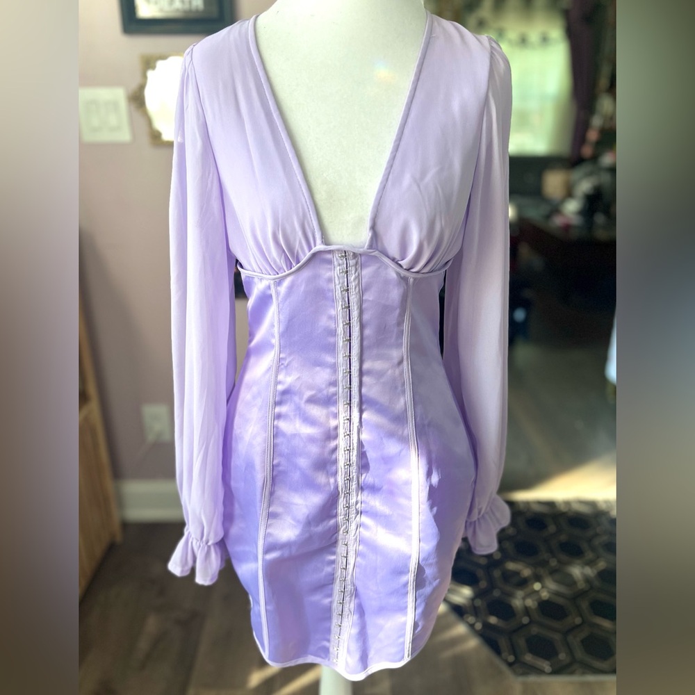 PrettyLittleThing Lavender Dress